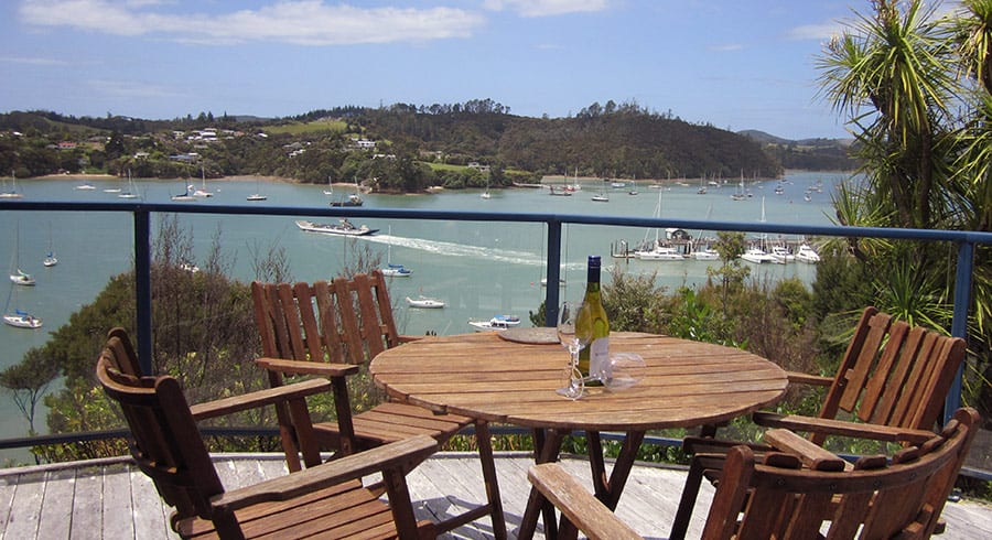 view from the deck of Sails Villa - Crows Nest Villas Opua